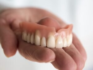 flexible partial denture upper front teeth